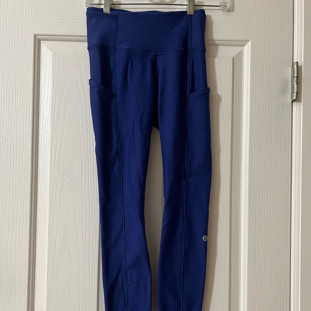 Lululemon Fast and Free High Rise Fleece Leggings 28” size 4